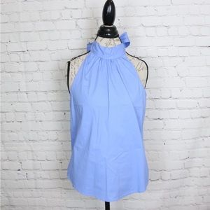 I crew oxford sleeveless shirt